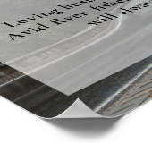 RV RV Camper Feier des Lebens, Beerdigung Foto Poster (Ecke)