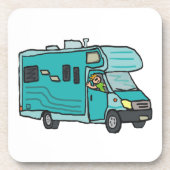 RV Sportfahrzeug Getränkeuntersetzer (Vorderseite)