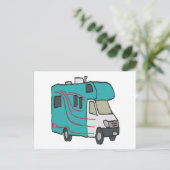RV Sportfahrzeug Postkarte (Stehend Vorderseite)
