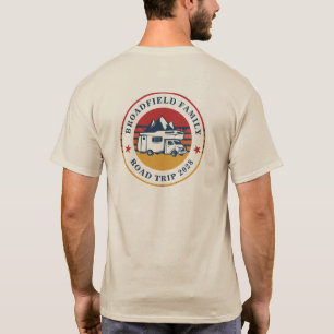 RV-StaßenTrip-Abstimmung Familie Urlaub Camper T-Shirt
