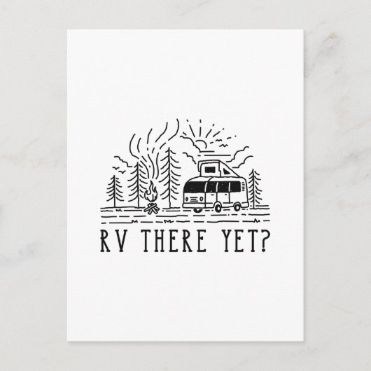 RV There yet Postkarte (Vorderseite)
