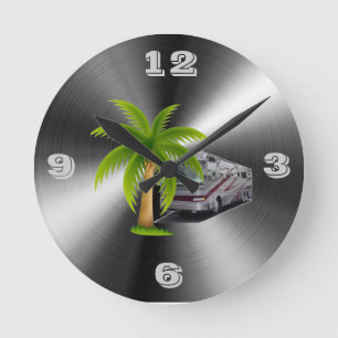 RV TIME Tic Toc Wall Clocks Runde Wanduhr
