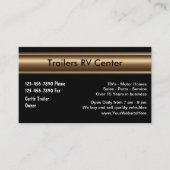 RV Trailer Business Cards Visitenkarte (Vorderseite)