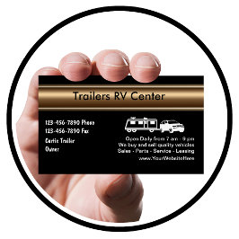 RV Trailer Business Cards Visitenkarte