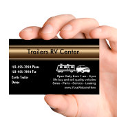 RV Trailer Business Cards Visitenkarte