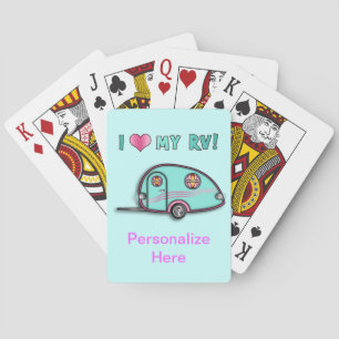 RV-Trailer-Kartenspielen Spielkarten