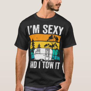RV Trailer Van I RV Camping Camper Ich bin Sey und T-Shirt
