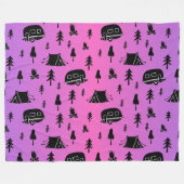 RV und Camping Liebe Perfektes Camping Fleecedecke (Vorderseite (Horizontal))