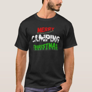RV und Zelt Camping Liebhaber frohe Weihnachtslied T-Shirt