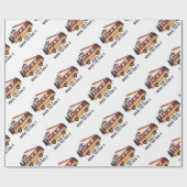 RV Zelt Trailer "Zuhause is where you park It" Geschenkpapier (Flach)