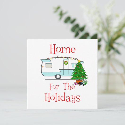 RV-Zuhause für Feiertage (Stehend Vorderseite)