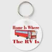 RV Zuhause Schlüsselanhänger (Vorderseite)