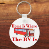 RV Zuhause Schlüsselanhänger (Vorderseite)