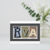 RVA-Foto-Collage Postkarte (Stehend Vorderseite)