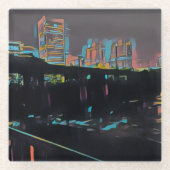 RVA im Nachtglass-Untersetzer Glasuntersetzer (Vorderseite)