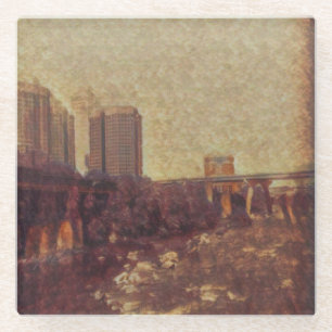 RVA in der rückschrittlichen Ausgabe 2 Glasuntersetzer