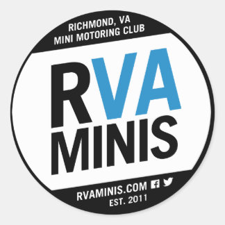 RVA MINIs 3" Aufkleber