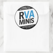 RVA MINIs 3" Aufkleber (Tasche)