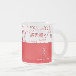 RVE SAYS: "Schreiben Sie ein Buch" Mattierte Tasse