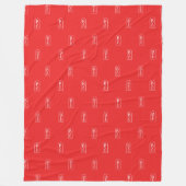 RVE WAREHOUSE DISTRICT Sherpa Fleecedecke (Vorderseite)