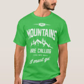 RVing T-Shirt - Berge nennen (Vorderseite)