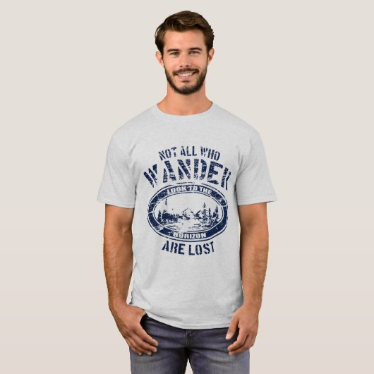 RVing T-Shirt - nicht alles, das Wander verloren (Vorne ganz)