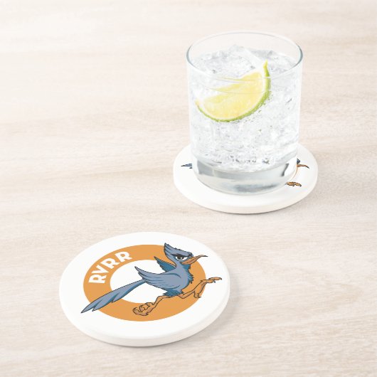 RVRR Circular Sandstone Untersetzer (Seite)