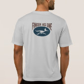 RVRR für Männer "Train" Run Grey Tech T - Shirt (Rückseite)