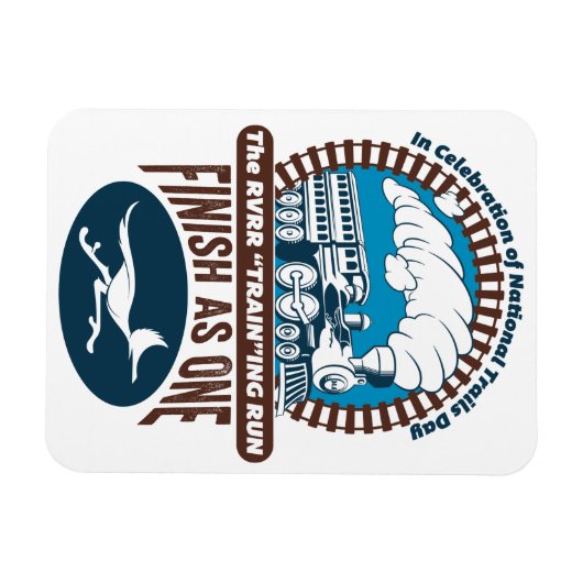 RVRR "Train Run Magnet" Magnet (Horizontal)