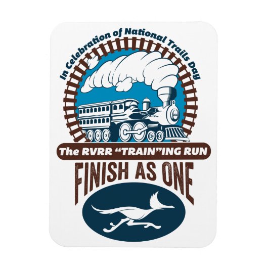 RVRR "Train Run Magnet" Magnet (Vertikal)