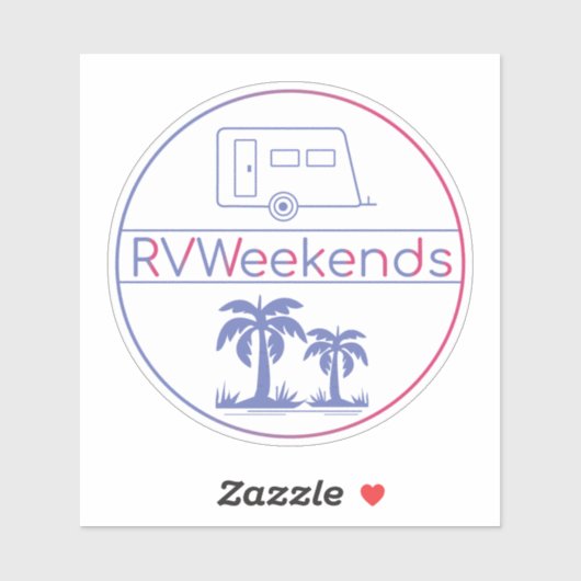 RVWeekends Sticker (Blatt)