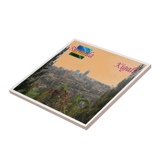 RW004 KIGALI, Downtown, Ruanda, Afrika, Fliese (Seite)