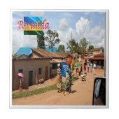 RW009 RWANDA, Kigali, Butare, Afrika, Fliese (Vorderseite)