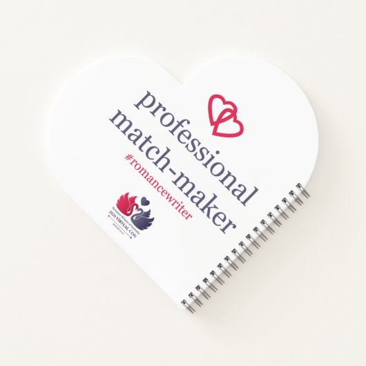 RWA 2020 Virtual Conference Heart Notes Notizblock (Rückseite)