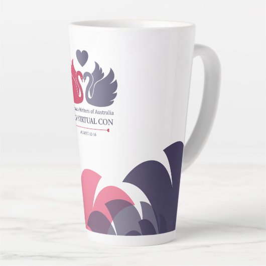 RWA 2020 Virtual Conference Latte Tasse (Rechte Ecke)