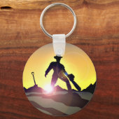 RWAC: Cowboy Chainsaw Spade Schlüsselanhänger (Vorderseite)