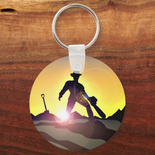 RWAC: Cowboy Chainsaw Spade Schlüsselanhänger (Vorderseite)