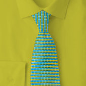 Rwanda Flag Brick Pattern Krawatte