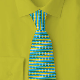 Rwanda Flag Brick Pattern Krawatte