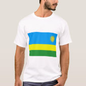 Rwanda Flag T-Shirt (Vorderseite)