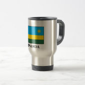 Rwanda Flag Travel Mug Reisebecher (VorderseiteRechts)