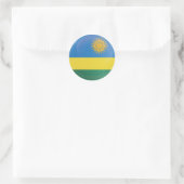 Rwanda Round Icon Flag Runder Aufkleber (Tasche)