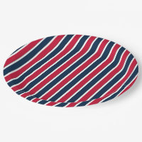 RWB Baseball-Kabelstreifen 1-PAPER-PARTY-TELLER