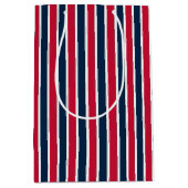 RWB Baseball-Koordinationsstreifen 1-GIFT-BAG Mittlere Geschenktüte (Vorderseite)