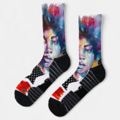 RWB Black and Beautiful American II Crew Socks Socken (Links)