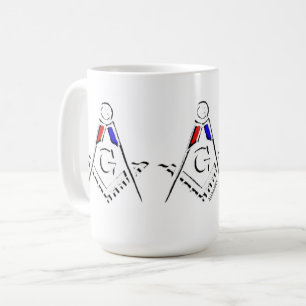 (RWB) Masonic Minds Kaffeetasse
