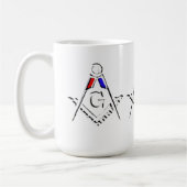 (RWB) Masonic Minds Kaffeetasse (Links)