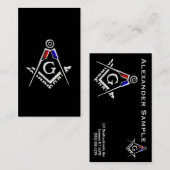 (RWB) Masonic Minds Visitenkarte (Vorne/Hinten)