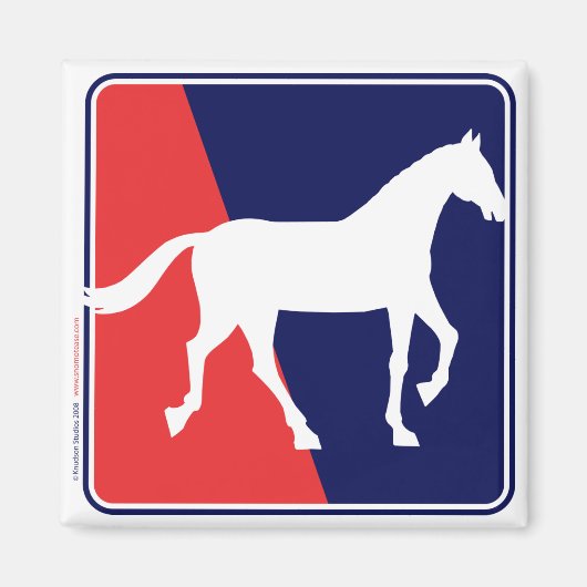 RWB-Pferd Magnet (Vorne)