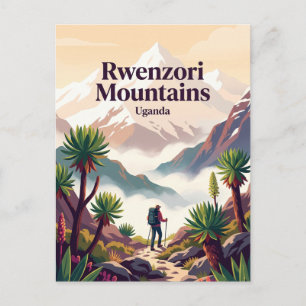 Rwenzori-Gebirge Uganda Postkarte